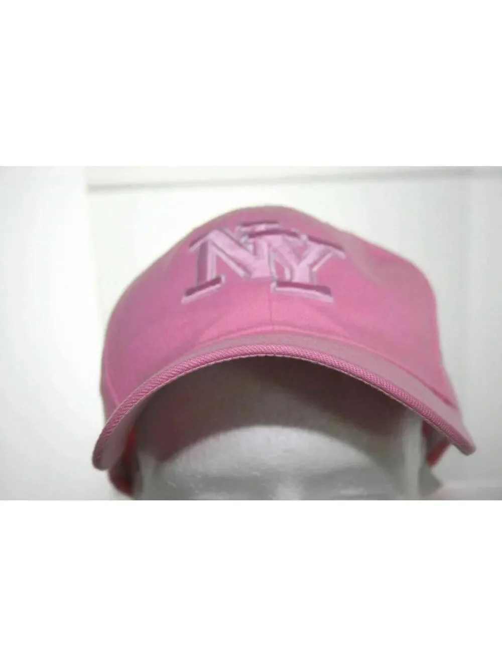 Pink New York Hat - New York City Acrylic Strapback Baseball Cap